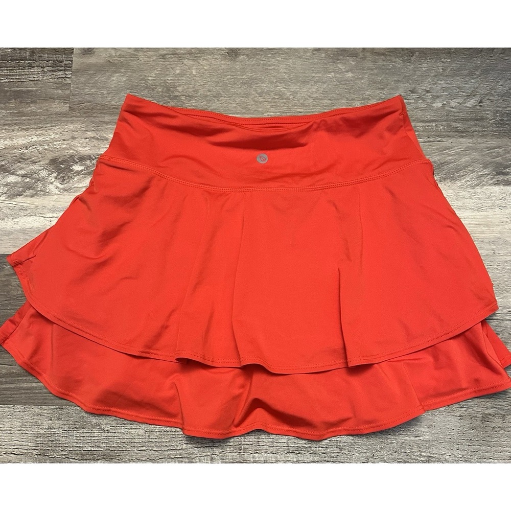 Baleaf Pleated Back Tennis Athletic Mini Skirt /Shorts Skort Pickleball Med Nwt - Picture 3 of 3